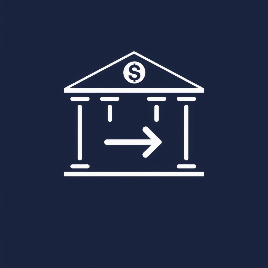 Banküberweisung Symbol