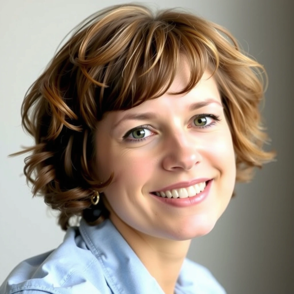 Porträt einer lächelnden Frau